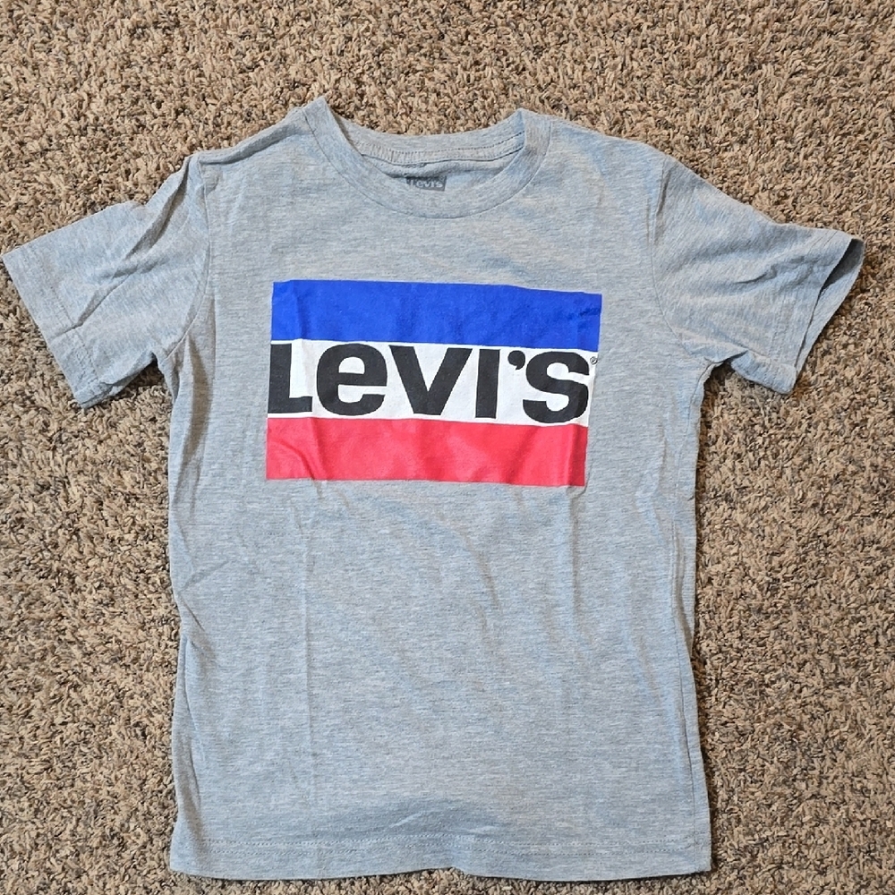 Levi's Unisex Gray Graphic T-Shirt - Small